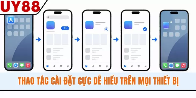 Thao tác cài đặt cực dễ hiểu trên mọi thiết bị